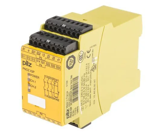 63-8085-75　Pilz PNOZ X3P 24  240 V V ac/dc Safety Relay Dual Channel With 3 Safety Contacts　777313