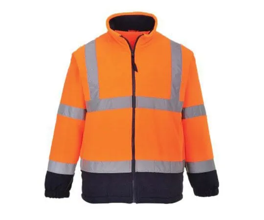 63-8085-06　RS PRO Navy/Orange Men's XXL Fleece Hi Vis Fleece　918-6055