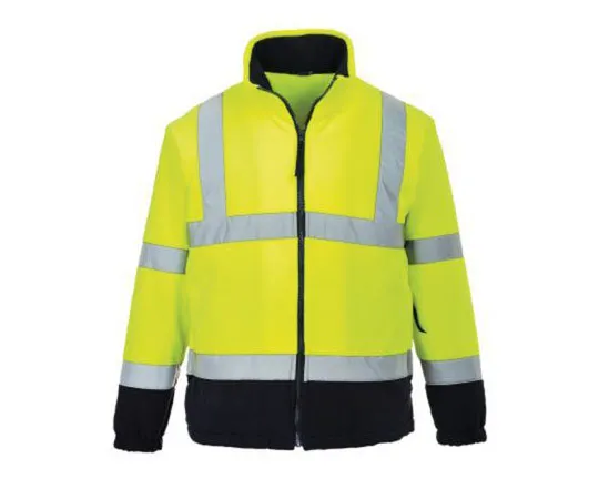 63-8085-04　RS PRO Navy/Yellow Men's S Fleece Hi Vis Fleece　918-6024