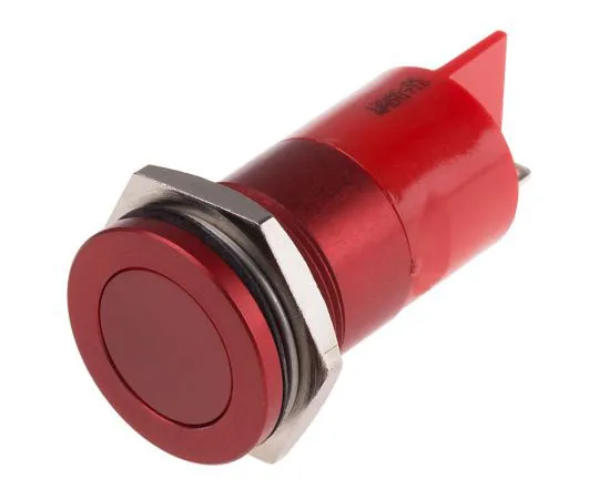 63-8068-36　RS PRO Red Indicator, 12 V, 22mm Mounting Hole Size, Faston, Solder Lug Termination, IP67　898-7680