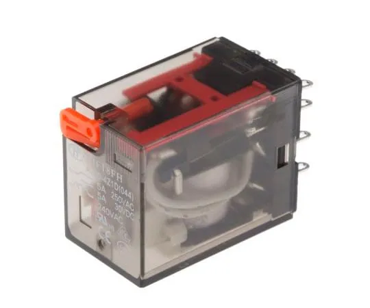 63-8087-35　Hongfa Europe GMBH 4PDT Non-Latching Relay Chassis Mount, 240V ac Coil, 5A　HF18FHA2404Z1D