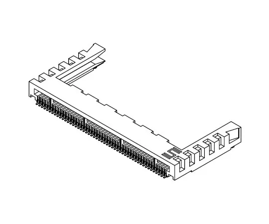 63-8123-39　Samtec MB1 Series, FemalePCBEdge Connector, SMT Mount, 50 Way, 1 Row, 1mm Pitch　MB1-150-01-L-S-01-SL