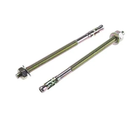 63-8072-52　RS Pro Carbon Steel Anchor Bolt M8, fixing hole diameter 8mm, length 130mm　908-6968