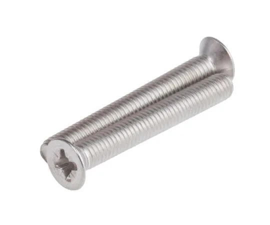 63-8078-61　RS PRO, M6 Countersunk Head, 45mm Stainless Steel Pozidriv A2 3041　914-1835