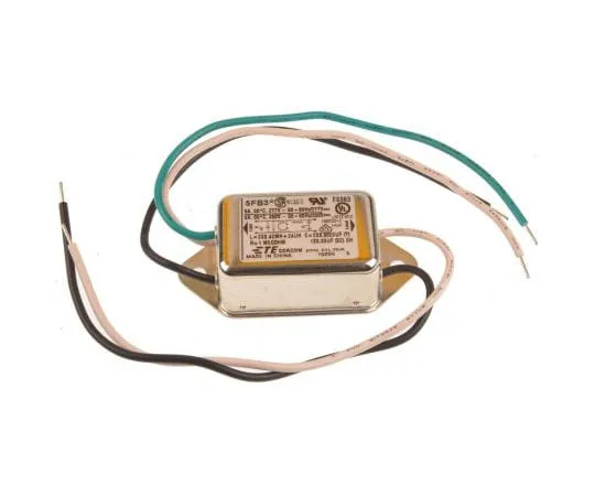63-8057-53　TE Connectivity Corcom FB Series 5A 277 V ac/dc 50 Hz, 60 Hz Panel Mount RFI Filter, with Wire Lead Terminals, Single　9-1609095-1