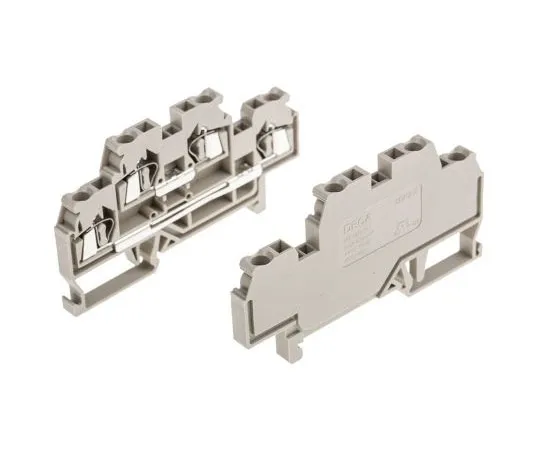 63-8076-78　RS PRO, 800 V Double Level Terminal Block, Spring Clamp Termination　913-1241