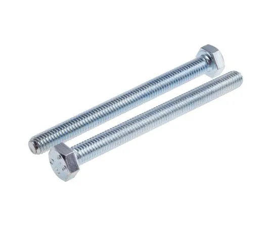 63-8081-38　Zinc Plated Steel Hex M8 x 90mm Set Screw　917-2892