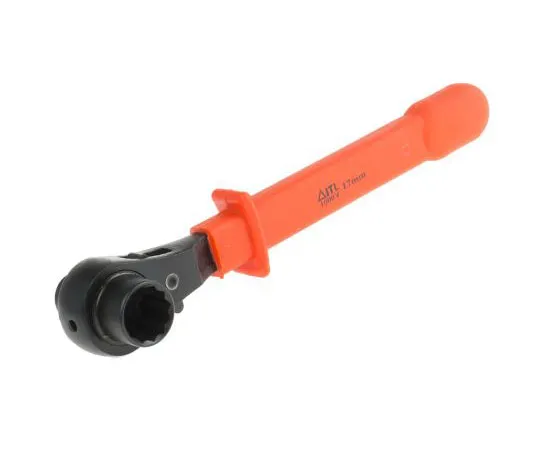 63-8075-68　RS Insulated 13 x 17 mm Ratchet Spanner　911-1487