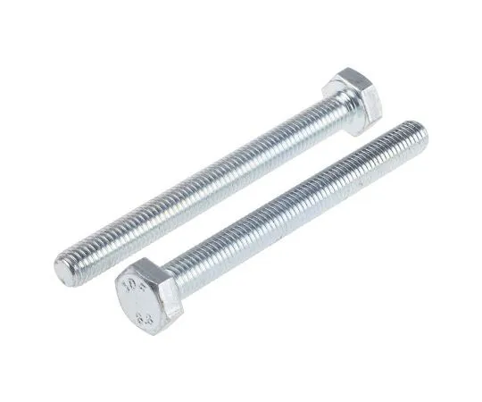 63-8081-50　Zinc Plated Steel Hex M10 x 100mm Set Screw　917-2933