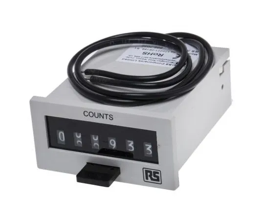 63-8067-50　RS Pro 6 Digit, Mechanical, Digital Counter, 10Hz, 24 V dc　896-7030