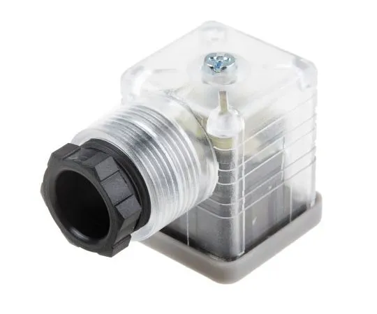 63-8067-10　RS PRO 2P+E DIN 43650 A, Female Solenoid Connector, 110 V ac Voltage　896-2079