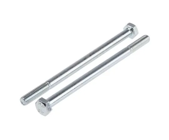 63-8082-08　Bright Zinc Plated Steel Hex Bolt, M6 x 100mm　917-3126