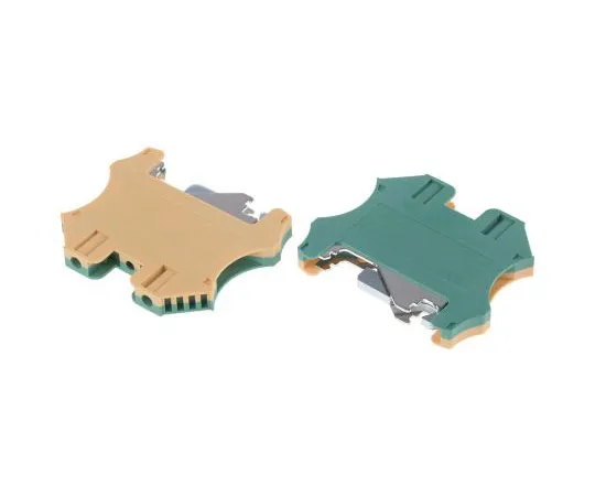 63-8055-57　RS PRO 2 Way DIN Rail Earth Block, Screw 26 → 10 AWG　878-7566