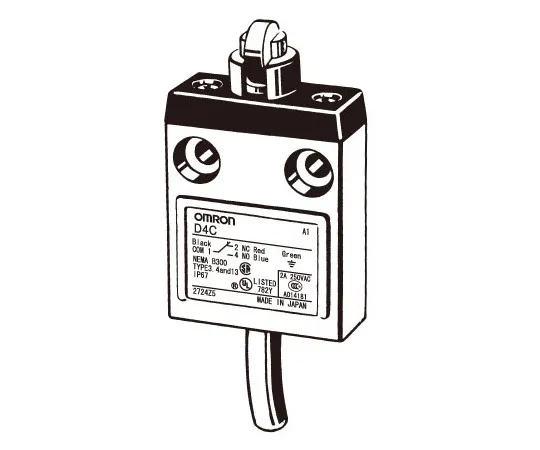 62-4828-79　［Discontinued］Small limit switch D4C　D4C-2803