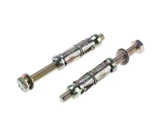 63-8072-38　RS PRO Carbon Steel Shield Anchor Loose Bolt M8, fixing hole diameter 14mm, length 50mm　908-6909