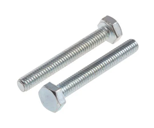 63-8081-12　Zinc Plated Steel Hex M4 x 30mm Set Screw　917-2804