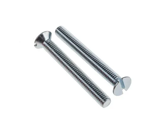63-8072-82　RS Pro, M6 Countersunk Head, 50mm Steel Slot Bright Zinc Plated1　908-7447