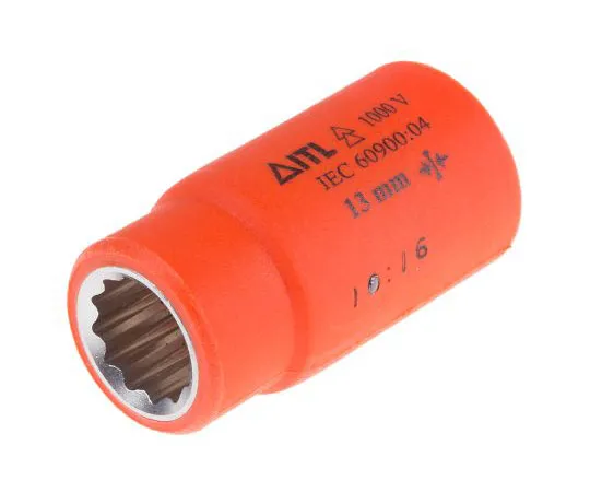 63-8075-55　RS Pro 13mm With 1/2 in Drive Socket Bi-Hex 50 mm　911-1415