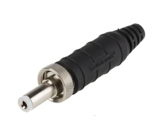 63-8055-19　Switchcraft S762KS, DC Power Plug Rated At 5A, Cable Mount, length 57.1mm, Nickel Plate, IP68　S761KS17