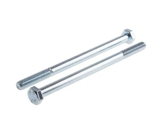 63-8082-15　Bright Zinc Plated Steel Hex Bolt, M8 x 130mm　917-3157