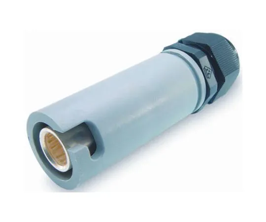 63-8327-60　ITT Cannon Veam Snaplock Series, IP67 Grey Cable Mount 1P Mains Connector Socket, Rated At 250A, 1 kV ac　SNLF-S-C35-25S-GY