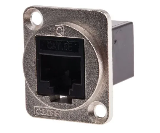 63-8071-22　RS PRO Cat5e RJ45 Feedthrough Connector, UTP　907-5652