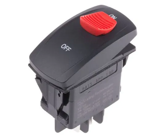 63-8077-21　Carling Technologies Double Pole Double Throw (DPDT), Latching Rocker Switch Panel Mount　VD5BSY0C-XZD11-0-XRS1