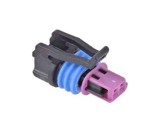 63-8067-02　Delphi GT 150 Series, 1 Row 2 Way Cable Mount Socket Connector, with Crimp Termination Method　15449028
