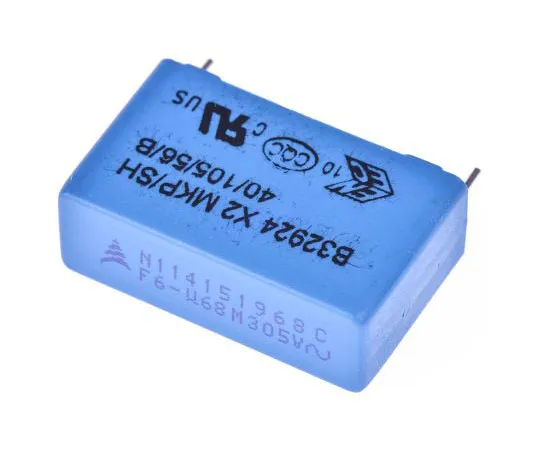63-8058-12　EPCOS 680nF Polypropylene Capacitor PP 305 V ac, 630 V dc ±20% Tolerance B32926C Series　B32924C3684M000