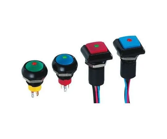 63-8311-09　APEM Single Pole Single Throw (SPST) Momentary Red LED Push Button Switch, IP67, 13.6 (Dia.)mm, Panel Mount, 24V dc　IPC3SAD3LOS