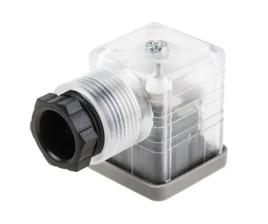 63-8067-09　RS PRO 2P+E DIN 43650 A, Female Solenoid Connector, 110 V dc Voltage　896-2072