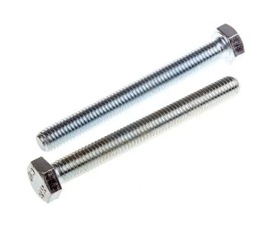 63-8081-39　Zinc Plated Steel Hex M8 x 75mm Set Screw　917-2895