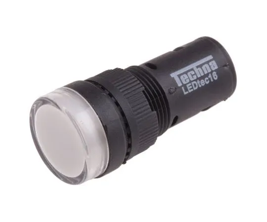 63-8073-93　RS PRO White LED Pilot Light, 16mm Cutout, IP40, Round, 12 V ac/dc, 20 mA　909-2459