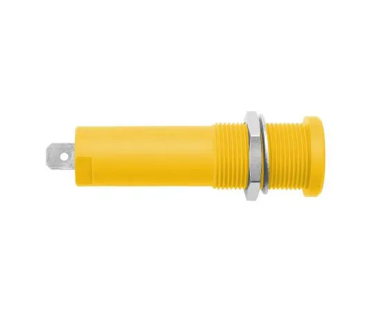 63-8073-77　Yellow Female Banana Plug Tab 1kV　HSEB 3125 L Ni / GE