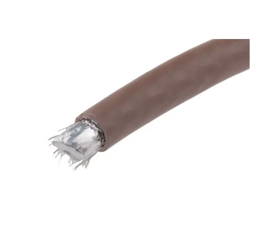 63-8080-20　RS PRO Brown Unterminated to Unterminated RG6 Coaxial Cable, 75 Ω 6.5mm OD 100m　916-4100