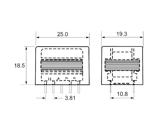 63-8121-70　Through Hole Audio Transformer　Z21808E