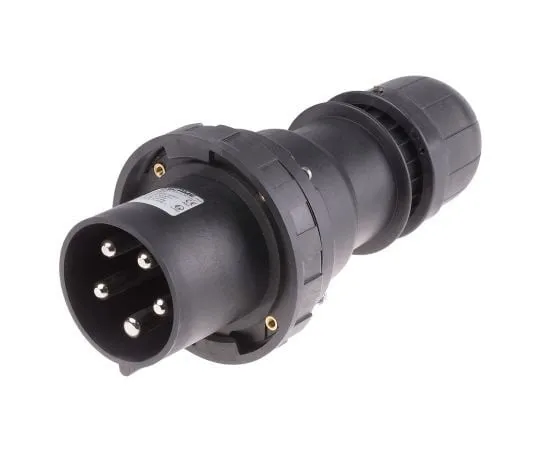 63-8064-75　3P+N+E IP66 ATEX Approved Power Connector, Plug, 125A 346 → 415 V ac　893-8076