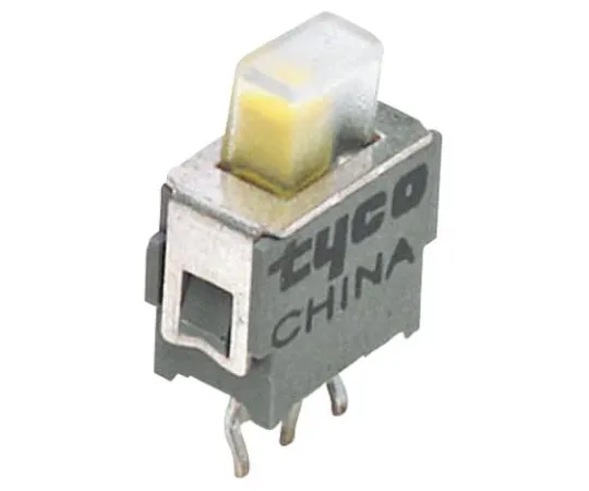 63-8303-10　PCB Slide Switch Single Pole Double Throw (SPDT) Latching 400 mA @ 20 V Top　1825032-1