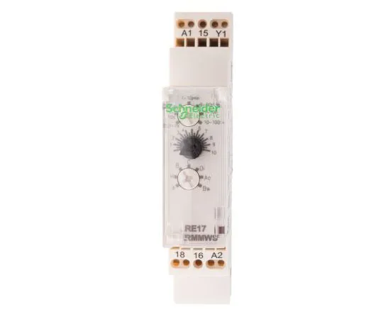 63-8079-27　Schneider Electric OFF Delay Multi Function Time Delay Relay, Cage Clamp, 1 s → 100 h, SPDT, 1 Contacts, 12　RE17RMMWS