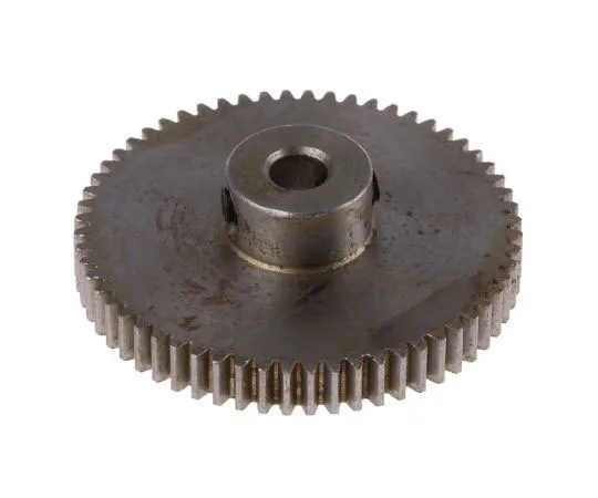 63-8055-75　RS PRO Steel 60 Teeth Spur Gear, 30mm Pitch Diam. , 10mm Hub Diam. , 4mm Bore Diam.　878-7847