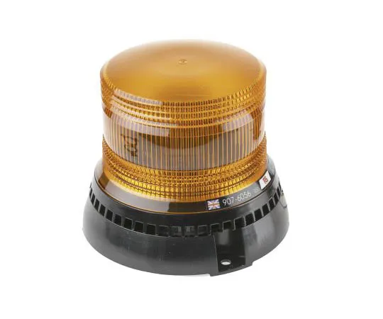 63-8071-50　LED, Flashing Beacon, Amber, 3 Point, 10 → 30 V dc　907-6056