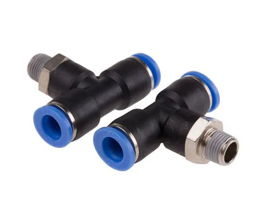 63-8079-91　RS PRO Pneumatic Tee Threaded-to-Tube Adapter, 8mm x 8mm, 10 bar　916-0805