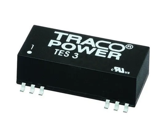 63-8323-69　TRACOPOWER TES 3 3W Isolated DC-DC Converter Surface Mount, Voltage in 18 → 36 V dc, Voltage out ±12V dc　TES 3-2422