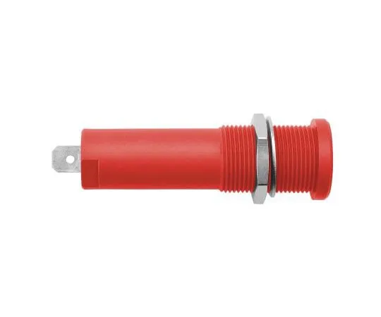 63-8073-76　Red Female Banana Plug Tab 1kV　HSEB 3125 L Ni / RT