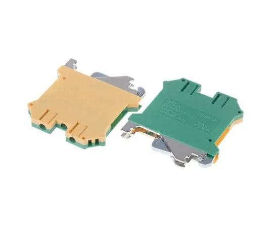 63-8055-56　RS PRO 2 Way DIN Rail Earth Block, Screw 26 → 12 AWG　878-7562