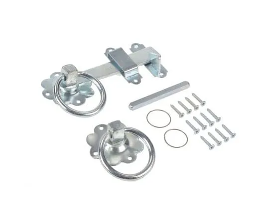 63-8065-24　RS PRO Steel Ring Gate Latch with BZP Finish　894-6771