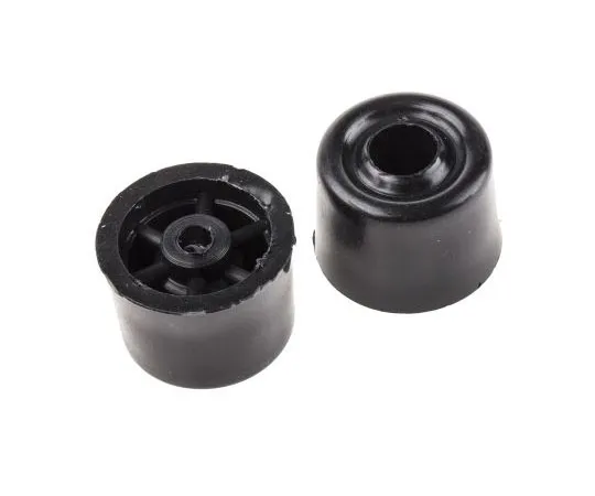 63-8065-46　RS PRO Black PVC PVC Door Stop, 25 mm Diameter　894-6926