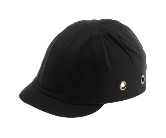 63-8084-43　RS PRO Cotton ABS Black Short Peaked Bump Cap　918-5680