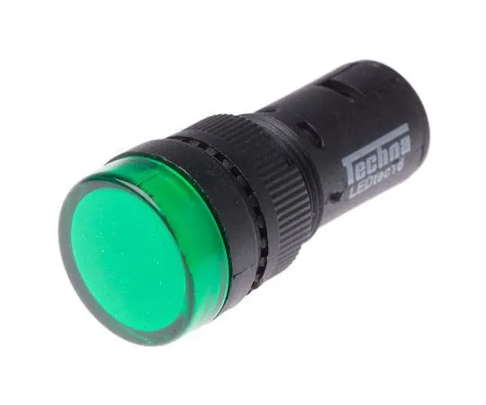 63-8073-90　RS PRO Green LED Pilot Light, 16mm Cutout, IP40, Round, 24 V ac/dc, 20 mA　909-2433