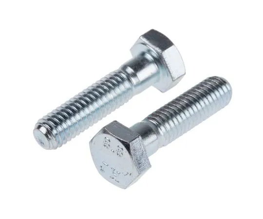 63-8082-03　Bright Zinc Plated Steel Hex Bolt, M6 x 25mm　917-3107